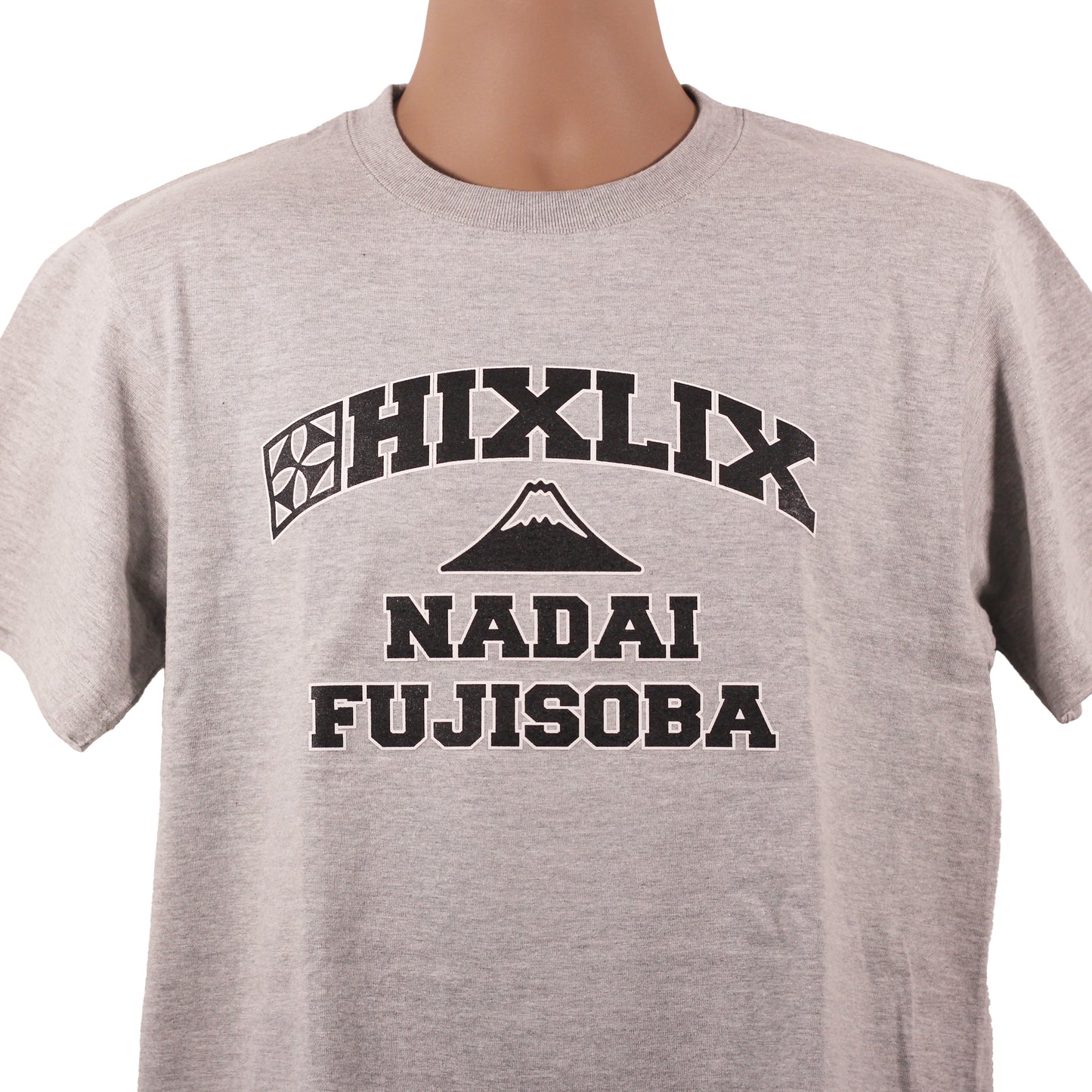 HIXLIX×富士そば コラボTシャツ(グレー)