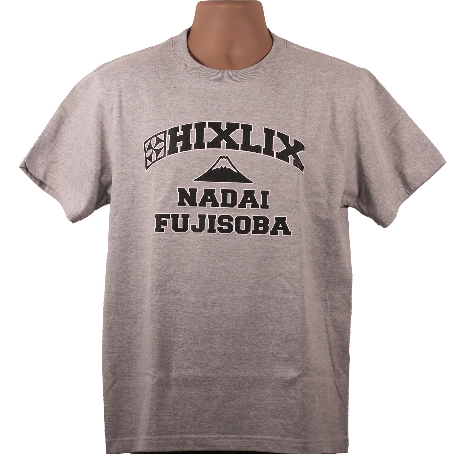 HIXLIX×富士そば コラボTシャツ(グレー)