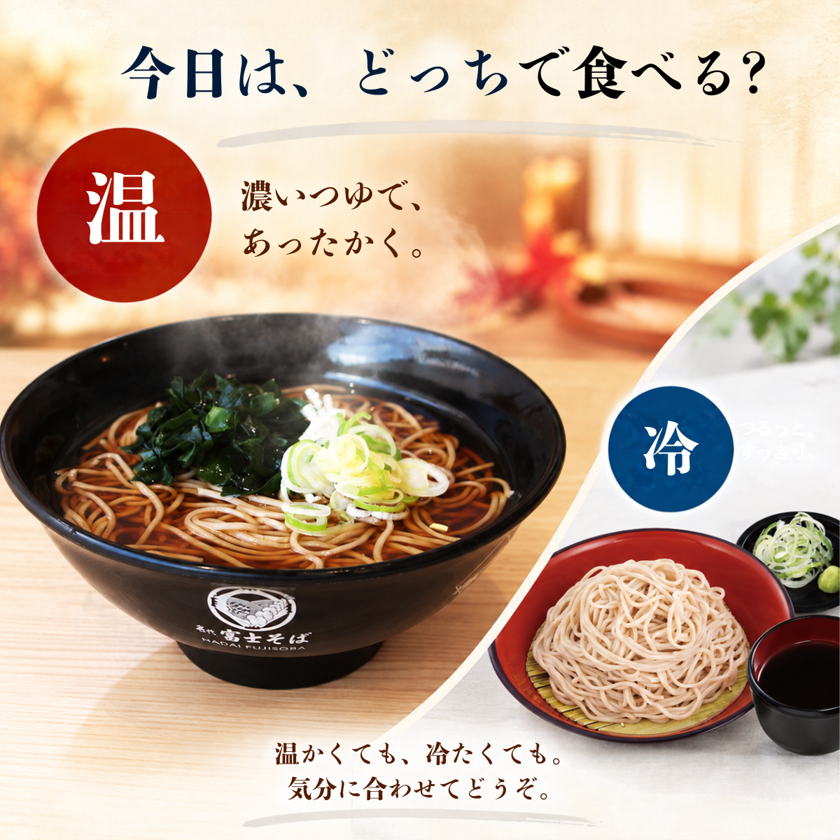 名代富士そば公式｜冷凍生そば10食セット(つゆ付き)