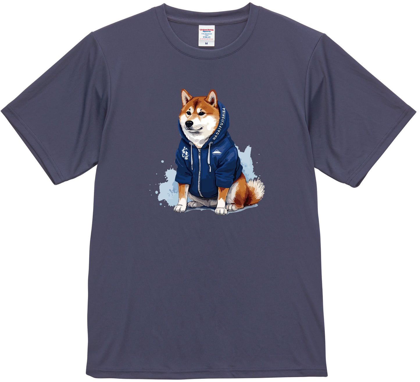 名代富士しば(NADAI FUJISHIBA)ドライスムース　Tシャツ｜柴犬好きに｜全５色