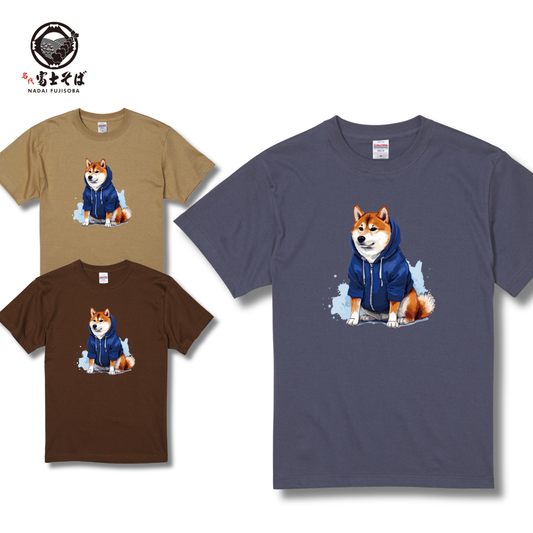 名代 富士しば NADAI FUJISHIBA 半袖Tシャツ｜全11色｜秋のお出かけに｜柴犬グッズ