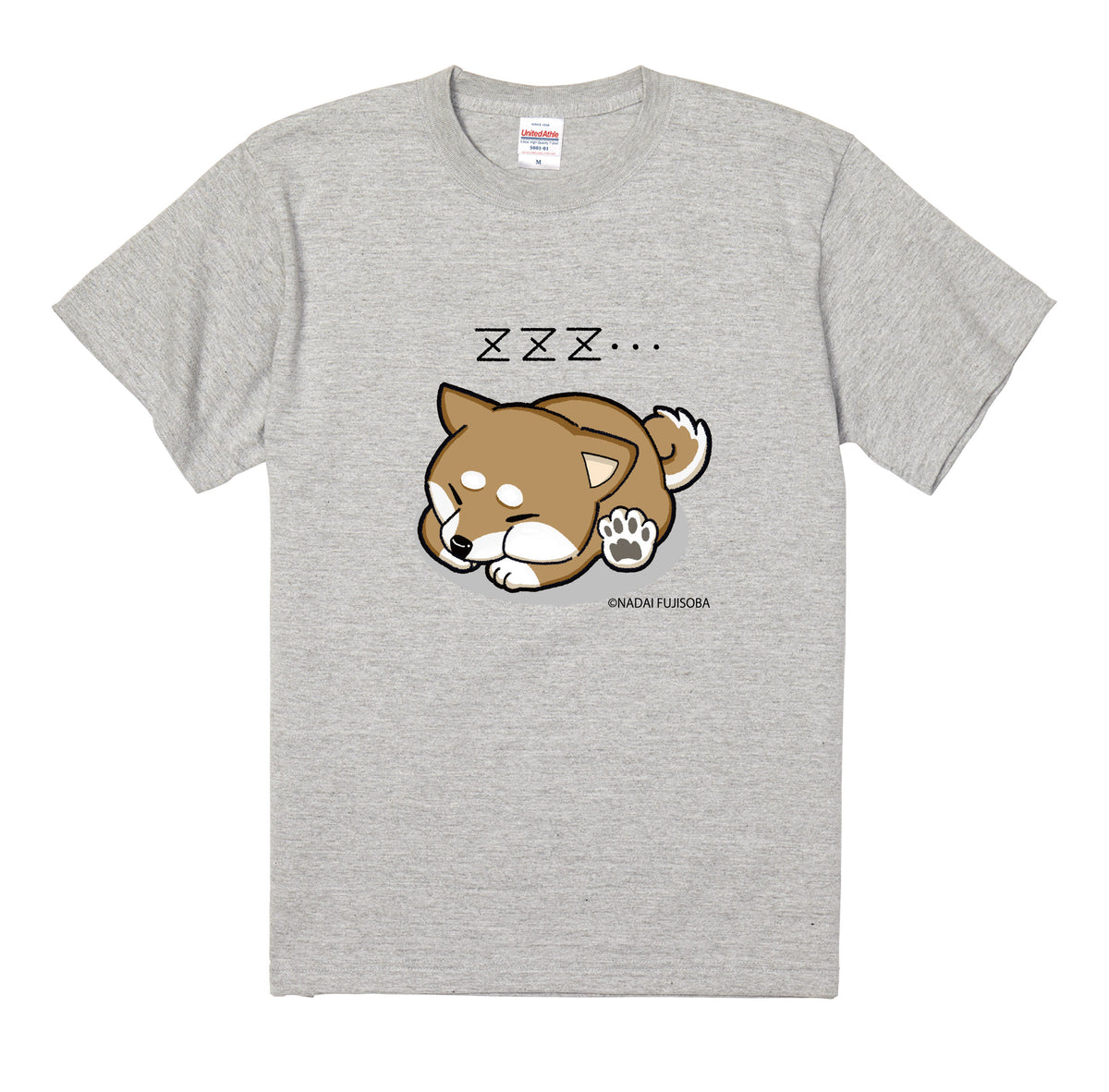 名代富士しば(NADAI FUJISHIBA) Tシャツ　寝てる