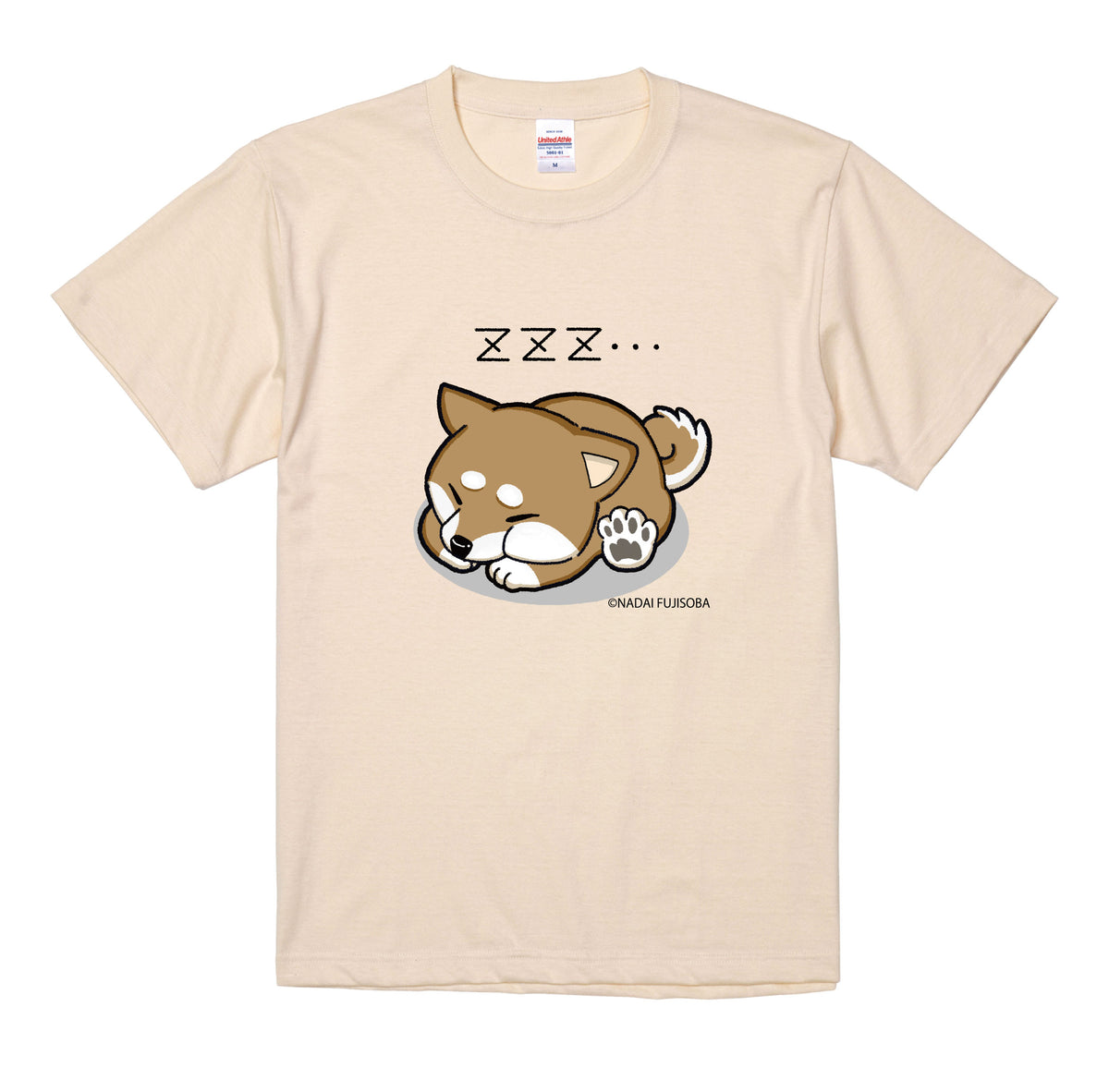 名代富士しば(NADAI FUJISHIBA) Tシャツ　寝てる