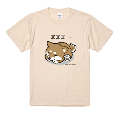 名代富士しば(NADAI FUJISHIBA) Tシャツ　寝てる