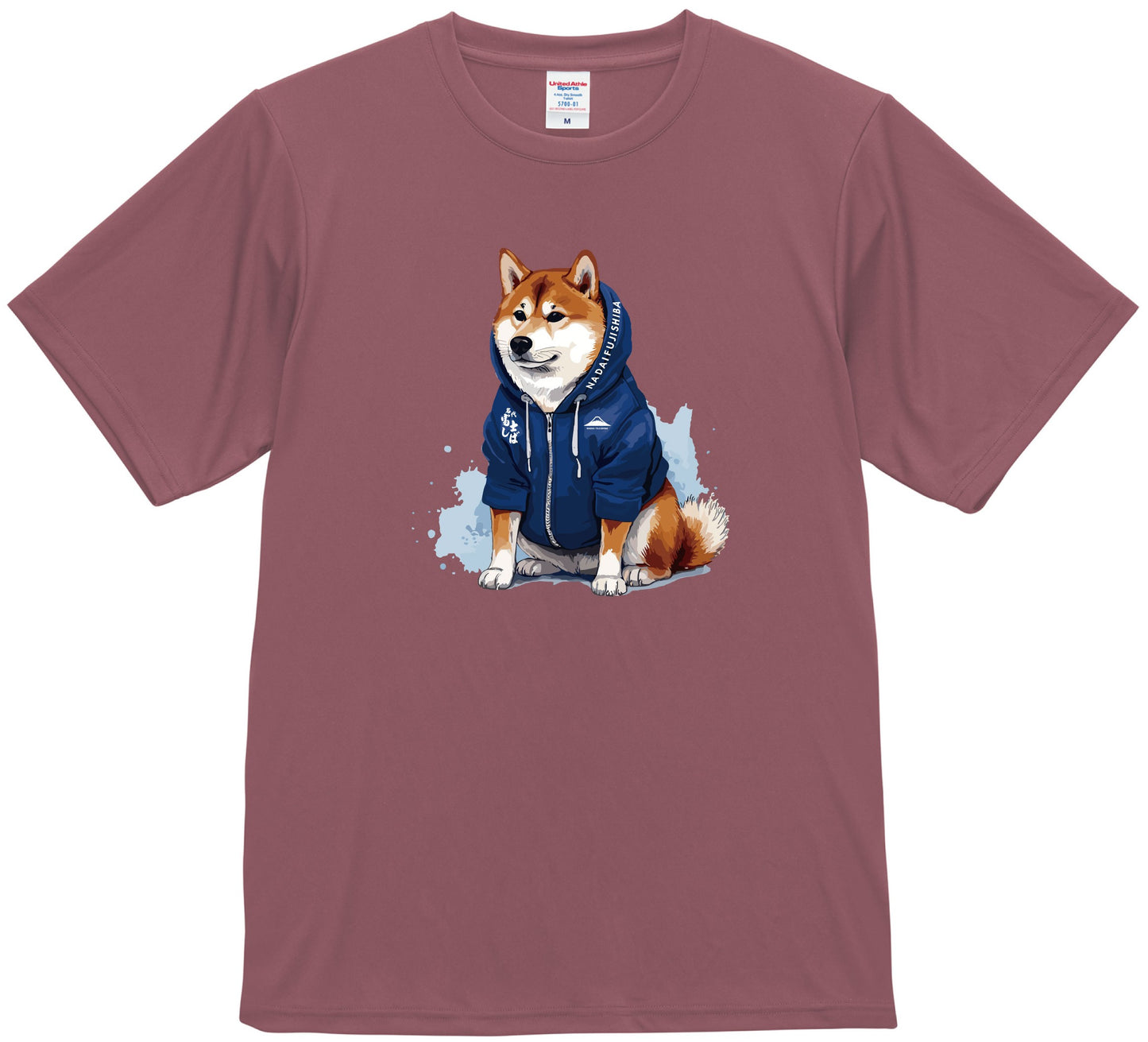 名代富士しば(NADAI FUJISHIBA)ドライスムース　Tシャツ｜柴犬好きに｜全５色
