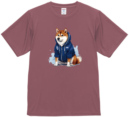 名代富士しば(NADAI FUJISHIBA)ドライスムース　Tシャツ｜柴犬好きに｜全５色
