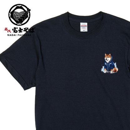 名代 富士しば NADAI FUJISHIBA ワンポイント 半袖Tシャツ｜NEWデザイン・春色3カラー新登場｜柴犬グッズ