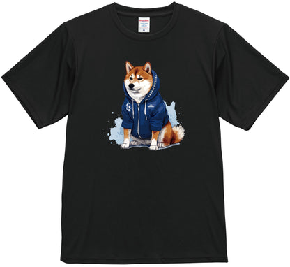 名代富士しば(NADAI FUJISHIBA)ドライスムース　Tシャツ｜柴犬好きに｜全５色