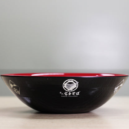 名代富士そばオリジナル冷やし鉢（黒）| 公式グッズ | 冷やしそば用750ml